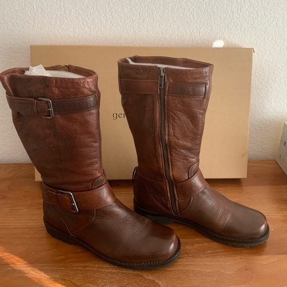 Gentle Souls by Kenneth Cole Buckled Up Leather Boots (Size 8.5) - Picture 3 of 8